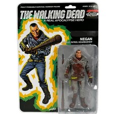 The Walking Dead Bloody Negan Lucille Patrol Headbasher Action Figure Skybound