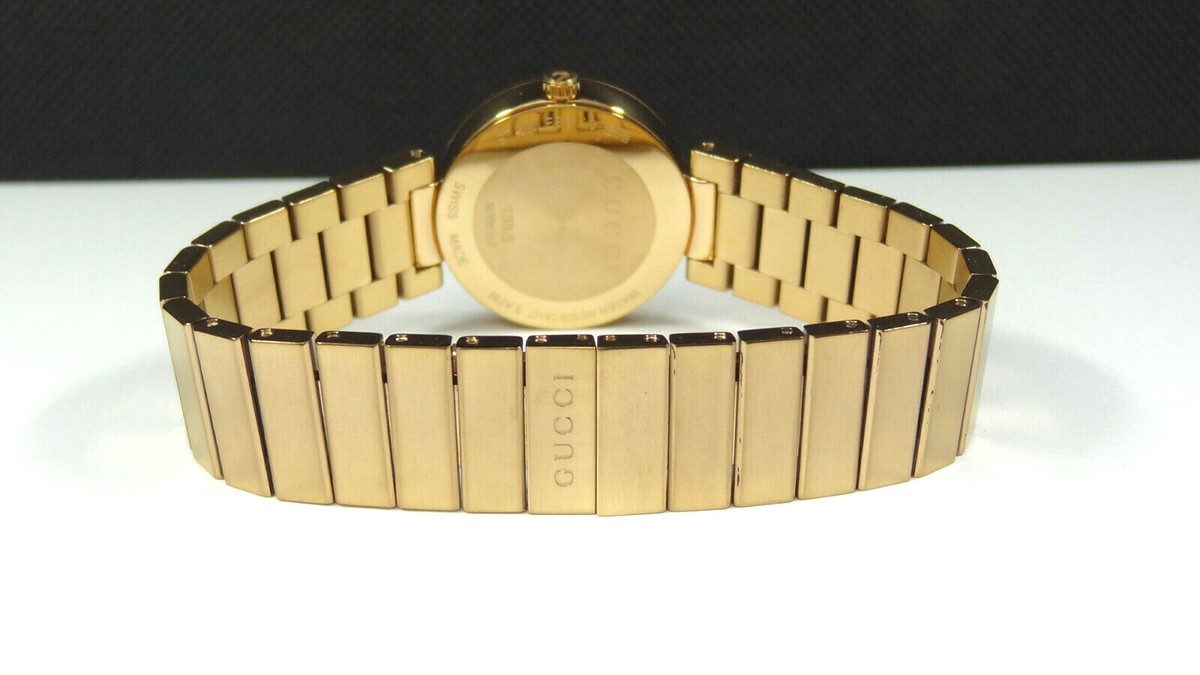 GUCCI YA133515 Interlocking Mother of Pearl Dial Rose Gold Tone