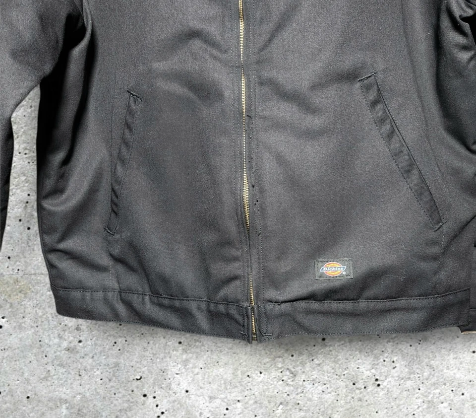 Dickies Industrial Insulated Color Block Black Jacket LJ605BKSV Men's Large New - Image 2 of 4