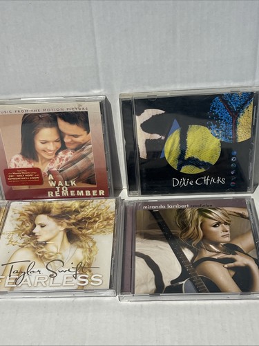 Female Singers CDs Set Of 4 Country Pop Movie Theme Girls