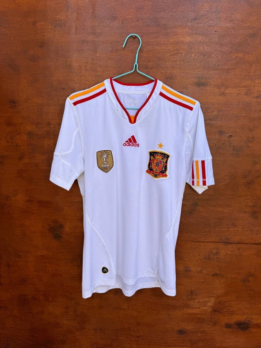SPAIN NATIONAL TEAM 2010/2011 THIRD FOOTBALL SHIRT ADIDAS SIZE S