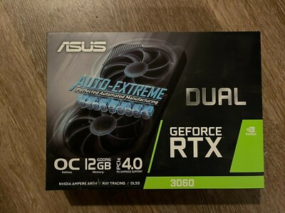 ASUS GeForce RTX 3060 12GB GDDR6 PCI E 4.0 Graphics Card DUAL