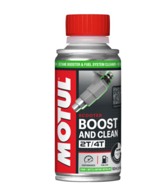 MOTUL Boost and Clean 2T/4T Clean Scooter Kraftstoffsystemreiniger  - 100ml