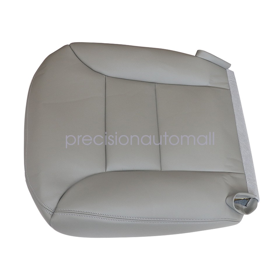 Front Bottom & Back Leather Seat Cover Gray For 1997 1998 GMC Sierra