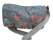 Cath Kidston Saddle Bag Oil cloth Westbourne Rose Messenger Cross Satchel Pocket