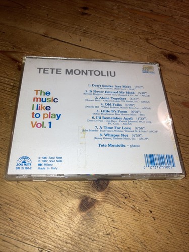 The Music I Like to Play V.I von Montoliu,Tete | CD |06335 - Bild 4 von 4