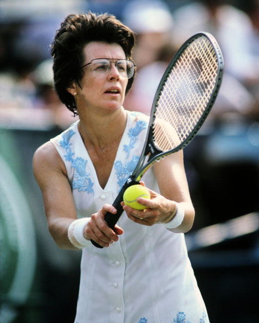 US Tennis Legend BILLIE JEAN KING Glossy 8x10 Photo Print Poster