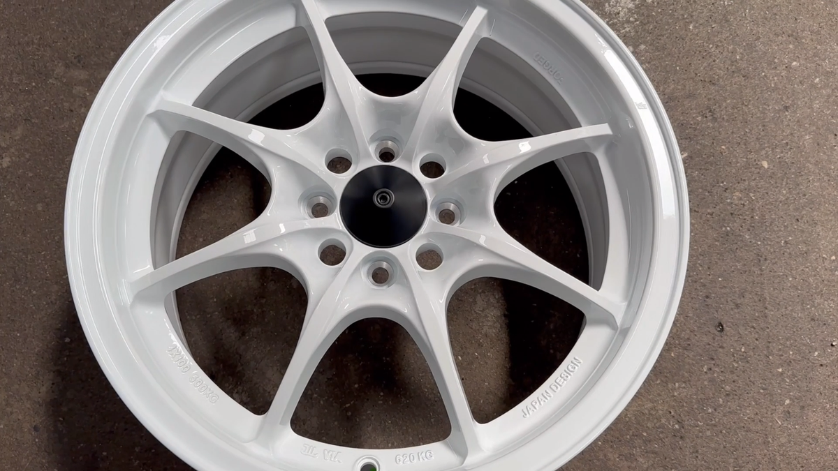 New 16 inch 4x100 4 pcs Mugen AOW MUGEN MF8 Design Wheel WHITE