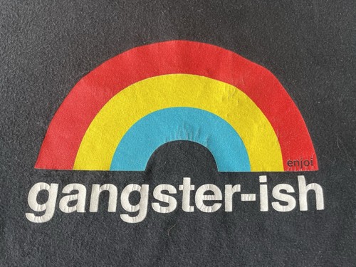 Vintage Enjoi Skateboards Shirt Mens Medium Black Skater Skate Gangster Pride - Picture 4 of 17