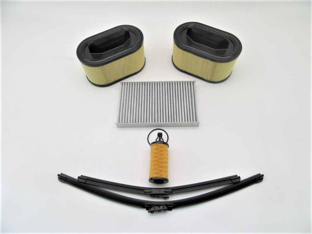 Maserati Ghibli Quattroporte brake pads rotors filters belt service kit #857