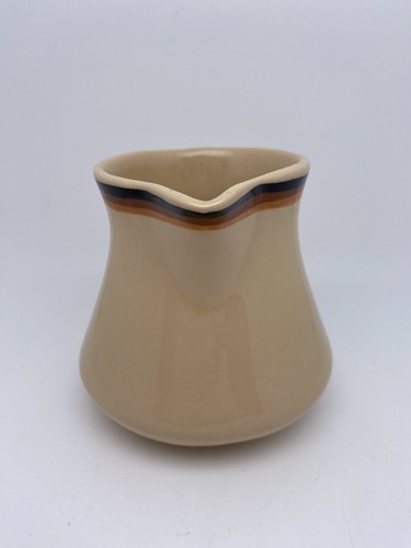 Vintage Shenango China Inca Ware Pottery 4-3/8" Taupe Pitcher Restaurant Ware - Picture 2 of 11