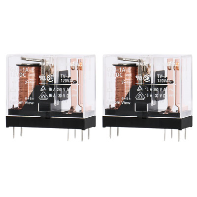 2pcs Omron G2R-1A-E -5Vdc -12Vdc -24Vdc POWER SPST-NO 6A RELAY  RH