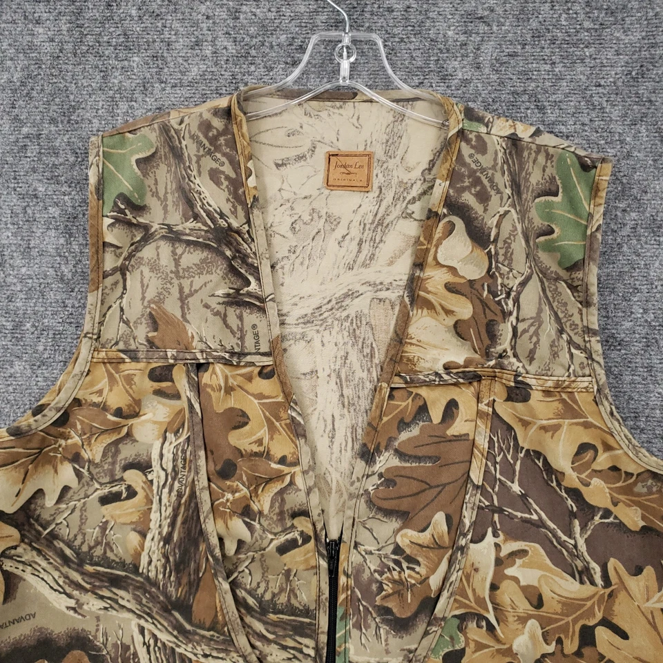 Jordan Lee Vest Mens Medium Brown Realtree Camo Utility Shooting Hunting Outdoor - Image 3 of 4