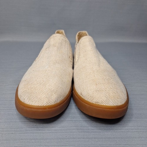 Ugg Tobin Slip On Canvas Loafers Casual Shoes Sand Beige 1011979 Men's Size 11.5 - Picture 5 of 13