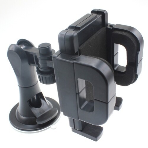 Windshield Car Mount Holder Glass Cradle Swivel Dock Suction for Cell Phones - 第 11/12 張圖片