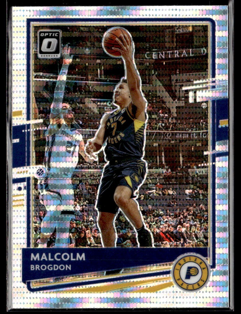 2020-21 Panini Donruss Optic Malcolm Brogdon Pulsar Holo Prizm #59 Pacers