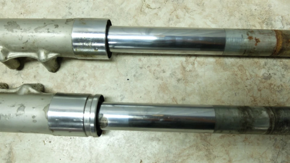 66 Honda CL 160 CL160 Scrambler front forks fork tubes shocks right left - Image 2 of 4