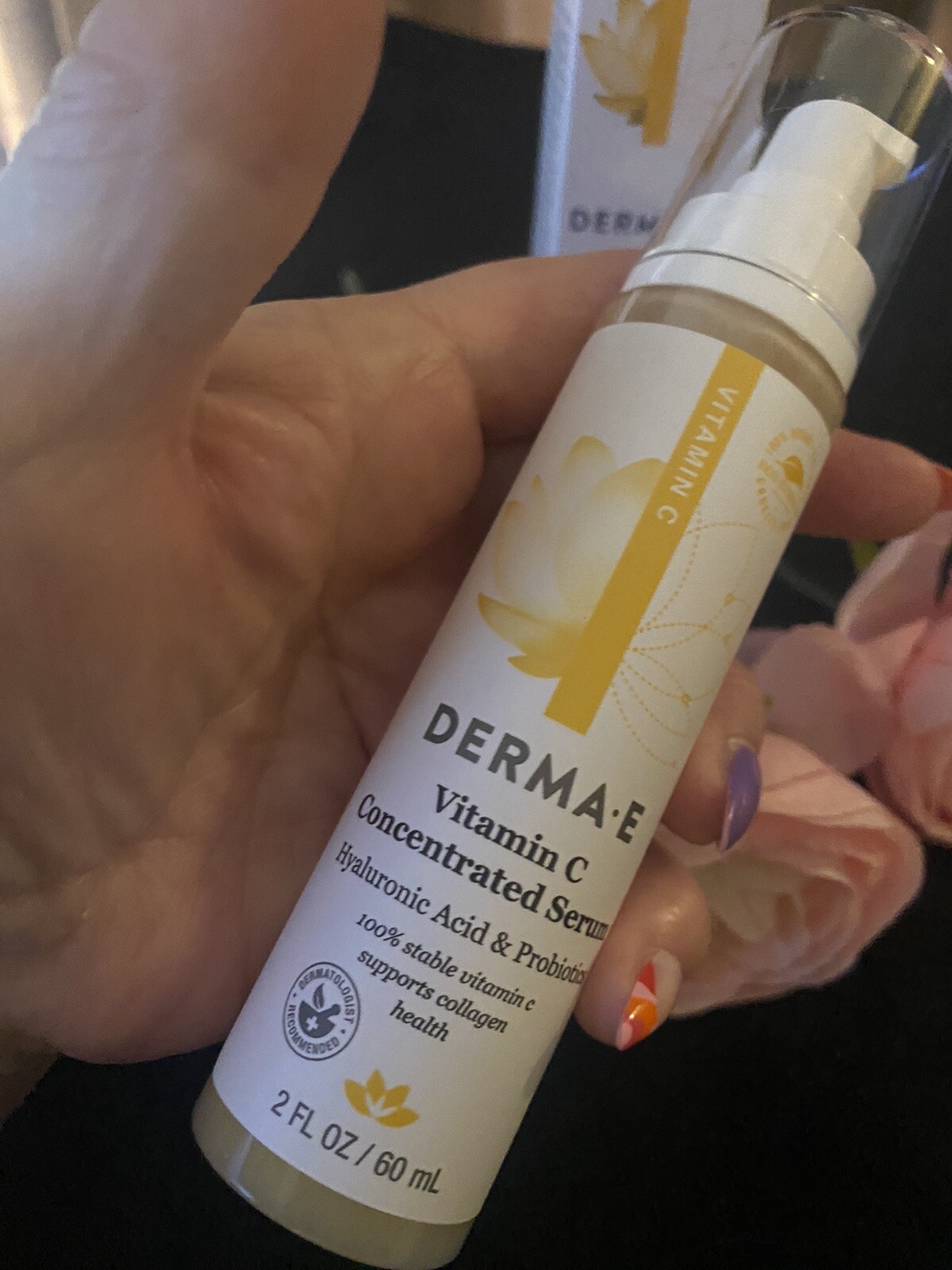 Derma E Vitamin C Concentrated Serum Hyaluronic Acid And Probiotics 2.0