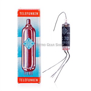 コンデンサマイク用真空管AC701未使用NHKマーク付 TELEFUNKEN