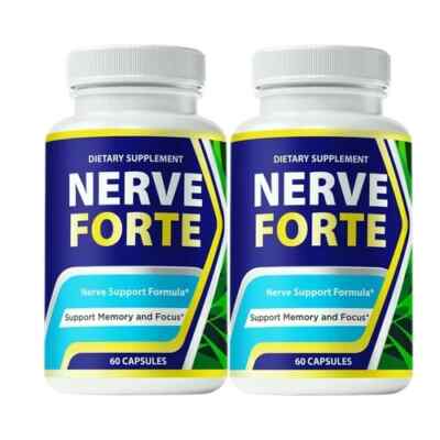 2-Pack Nerve Forte Capsules, NerveForte to Support Nerve Health - 120 Capsules
