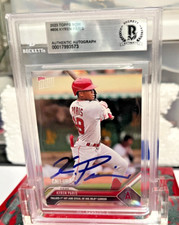 Kyren Paris 2023 Topps Now Call Up #806 1st MLB Hit LA Angels BAS COA Auto