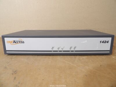 ONEACCESS 1424 XM 4TE TELE2 80637 4-PORTS Ethernet Access Device Router EXCL PSU