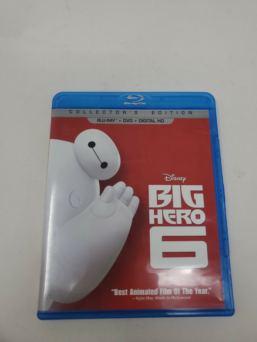 ＨＥＲＯ　Ｂｌｕ－ｒａｙ　ＢＯＸ（Ｂｌｕ－ｒａｙ　Ｄｉｓｃ） Big Hero 6 *Like New* (Blu-Ray/DVD 2-Disc Set )*NO DIGITAL