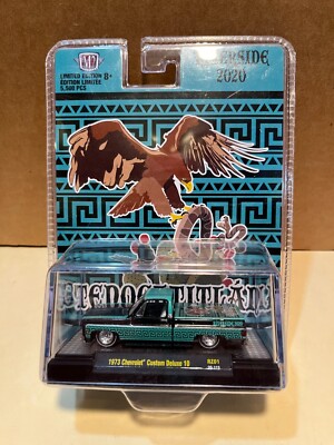 1/64 M2 1973 CHEVROLET CUSTOM DELUXE C-10 TENOCHTITLAN RIVERSIDE