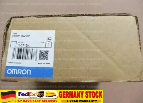 New Omron CS1W-DA08C Analog Output Module CS1WDA08C Expedited Shipping