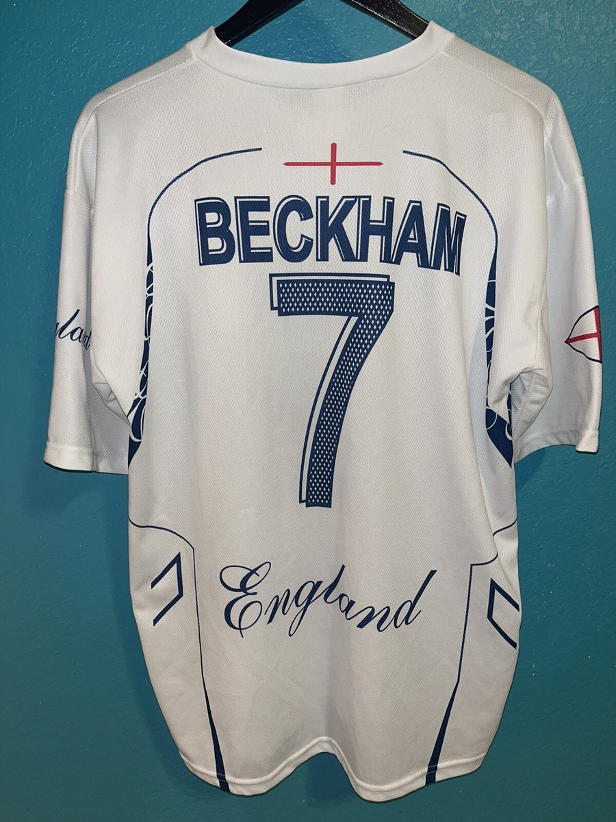 BECKHAM 7番 イングランド代表 シャツ イングランド代表 BECKHAM 7 長袖シャツ - メルカリ