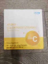 ATOMY Color Food VITAMIN C 500mg Health Supplement 90 Sticks x 2g*****CERTIFIED