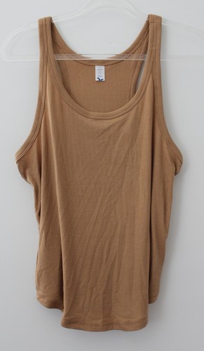 Old Navy Womens UltraLite Rib-Knit Racerback Tank Top Tan Size L NWT - Picture 2 of 5