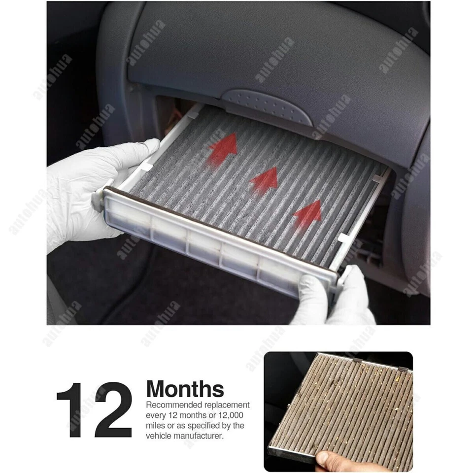 Cabin Air Filter For Lexus UX 200 2019-22 w/Activated Carbon Replacement Filters - Image 4 of 4