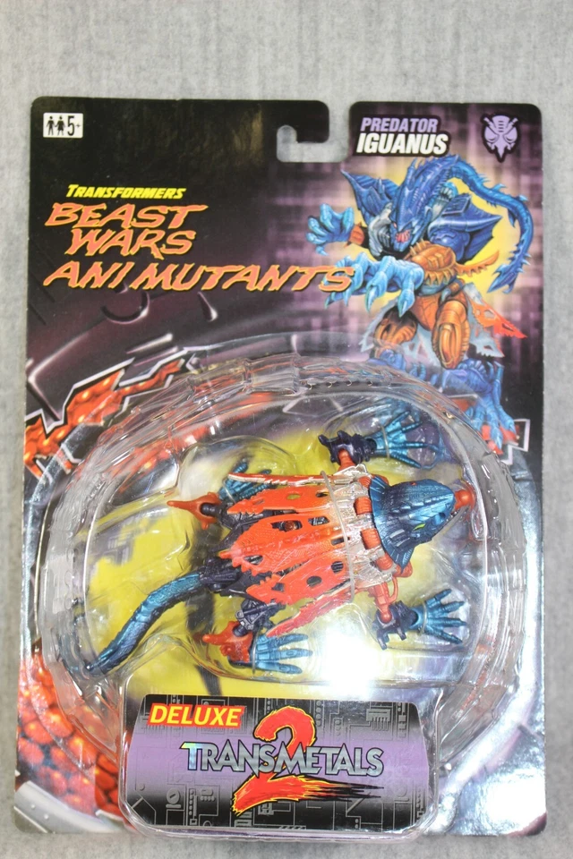 TRANSFORMERS Predator Igaunus Beast Wars Animutants Transmetals 2 Hasbro 1999 - Bild 2 von 4