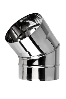 Gomito 60mm Gomito In Acciaio Inox, 90 Gradi, Tubo Per Stufa In Acciaio