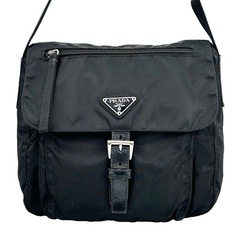 Prada VELA NERO Pouch Black Clutch Authentic Unused with Card | eBay