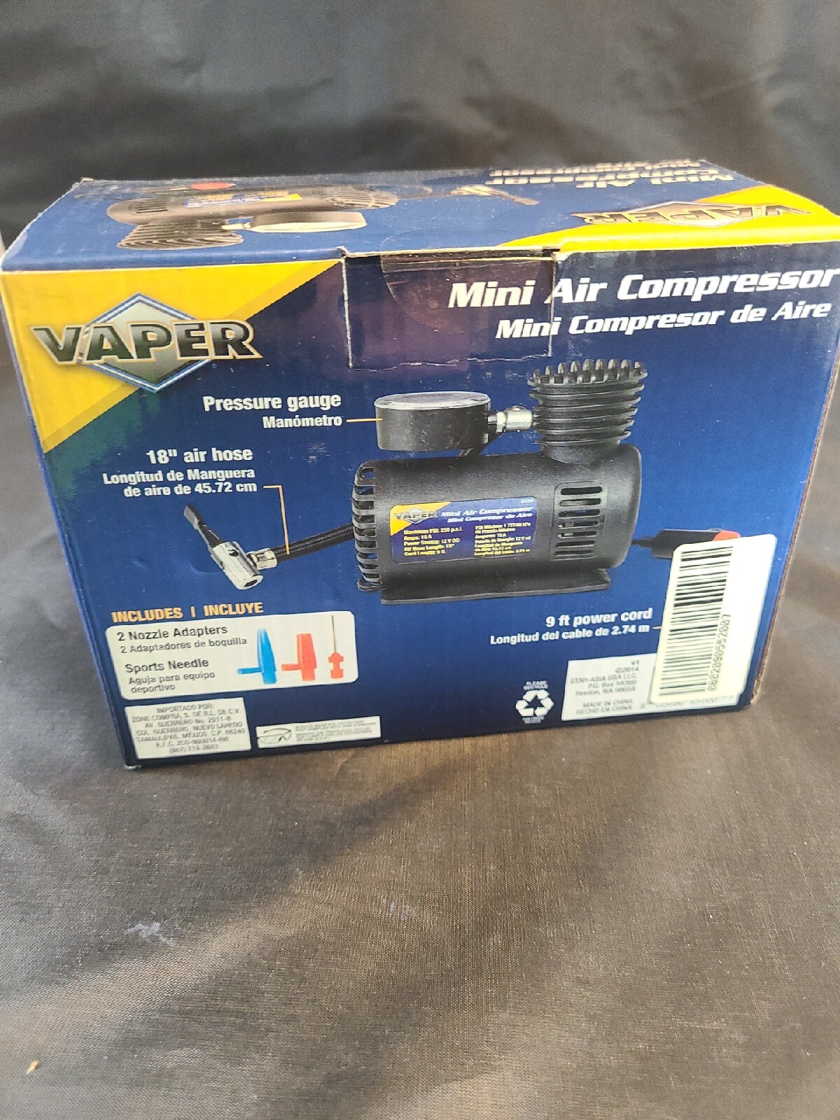 portable inflator for tires