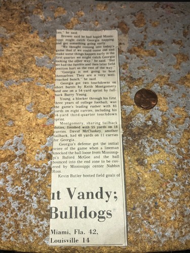 1980's NWA Mid-Atlantic Wrestling FLAIR vs WAHOO MCDANIEL Newspaper Clipping B1 - 第 2/2 張圖片