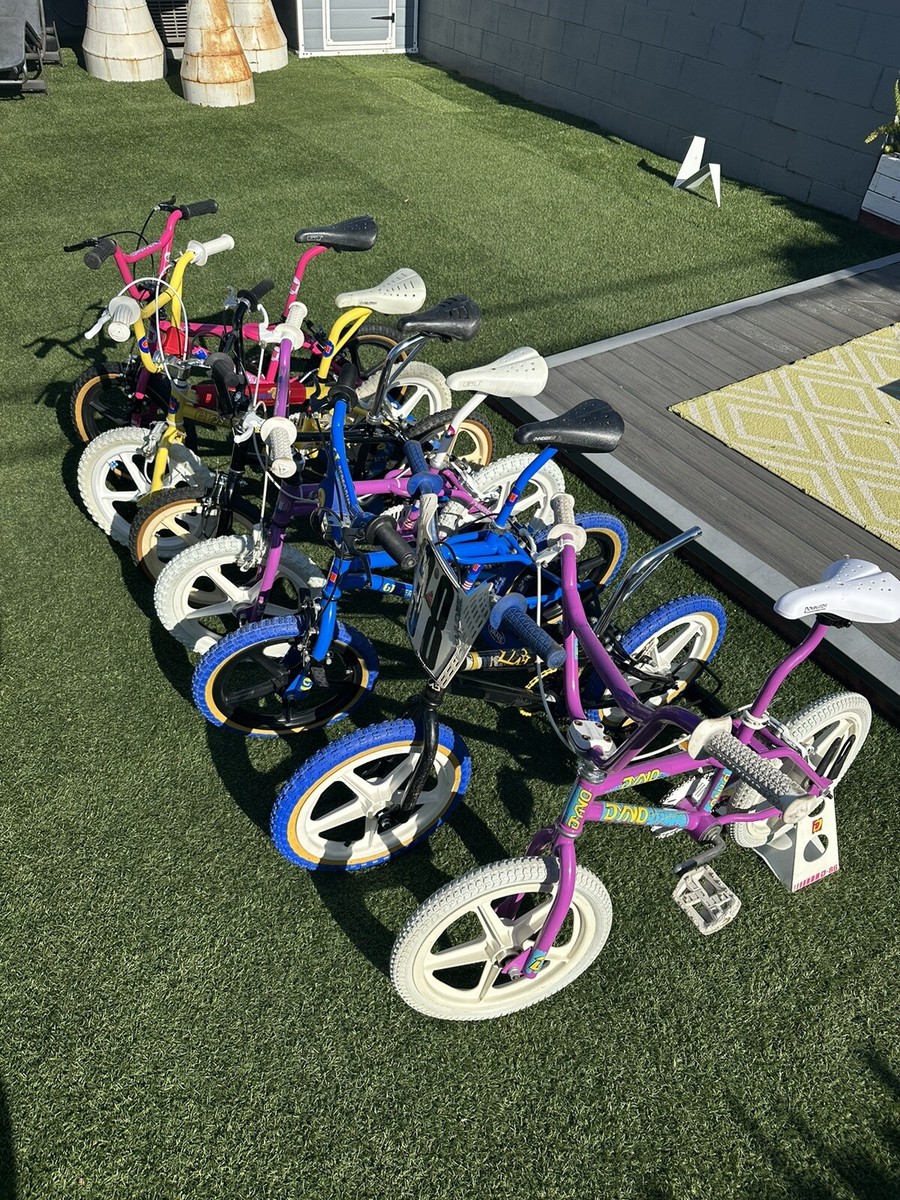 Set Of 7 Old School 16” Bmx Bikes Gt Performer Dyno Mirra