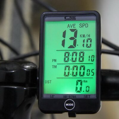 Wired Bike Computer Radfahren LCD Touch Speedo Wandern Fahrrad Kilometerzähler