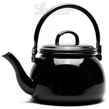 Münder Wasserkessel Wasserkocher Teekessel Retro Design schwarz Top landshop24