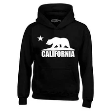 California White Bear Cali Love Hoodie CA Republic Souvenir Sweatshirt