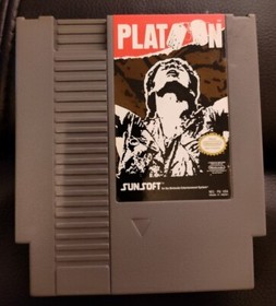 NES Platoon Nintendo Entertainment System 1988 Working Cartridge & Manual