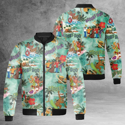 Scooby Doo Friends Surfing Summer Tropical Scooby Doo Lovers Jacket