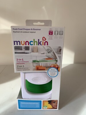 New Munchkin 2-in-1 Fresh Food Chopper & Steamer  MK0085