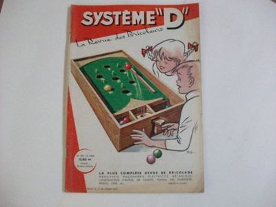 SYSTEM D NR. 180 12/1960 INSTALLIEREN SIE MARKISE DAMPFSCHIFF CHIP BILLARD ZUG ELECT