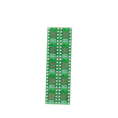 10PCS SOT23 SOP10 MSOP10 Umax SOP23 to DIP10 Pinboard PCB Board ConverODYCCCHAOA