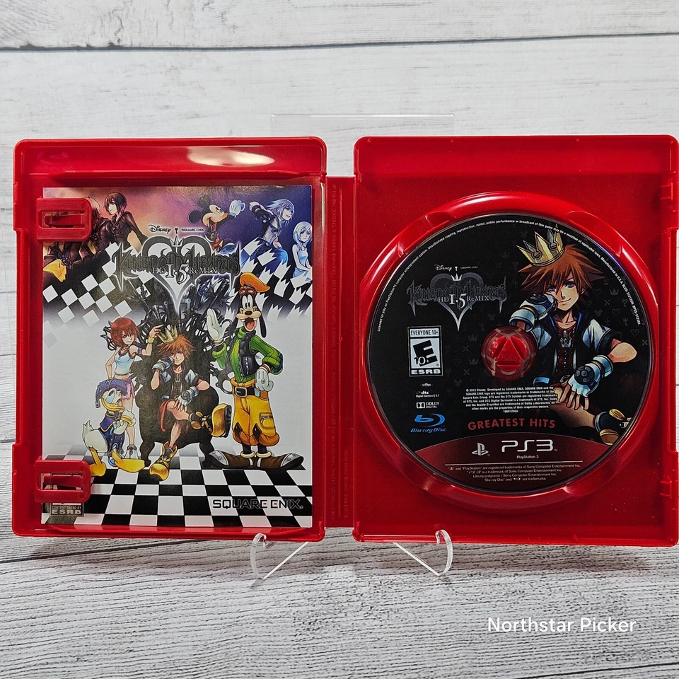 Kingdom Hearts HD 1.5 Remix [Greatest Hits] (Playstation 3, 2013) CIB | Probado Foto 3 de 3