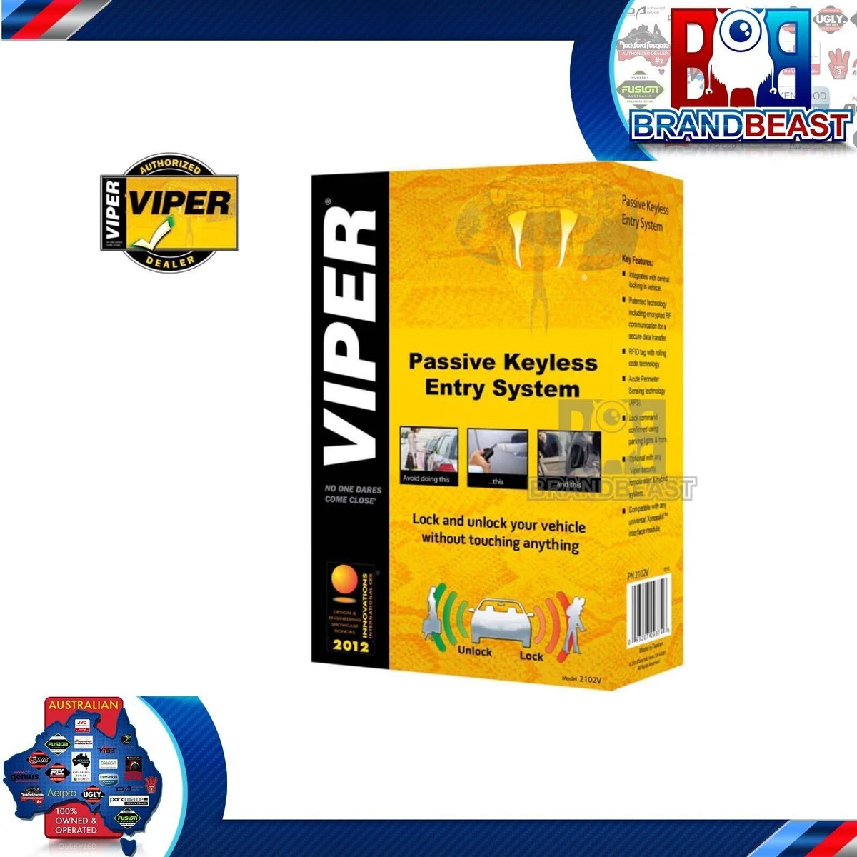 Viper passive sales keyless entry