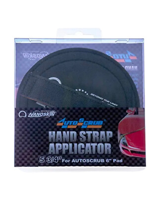 Nanoskin AS-007 5-3/4'' Hand Strap Applicator for 6'' AutoScrub Foam Pad